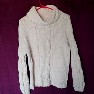 Seven7 Very Light Tan Small Sweatler